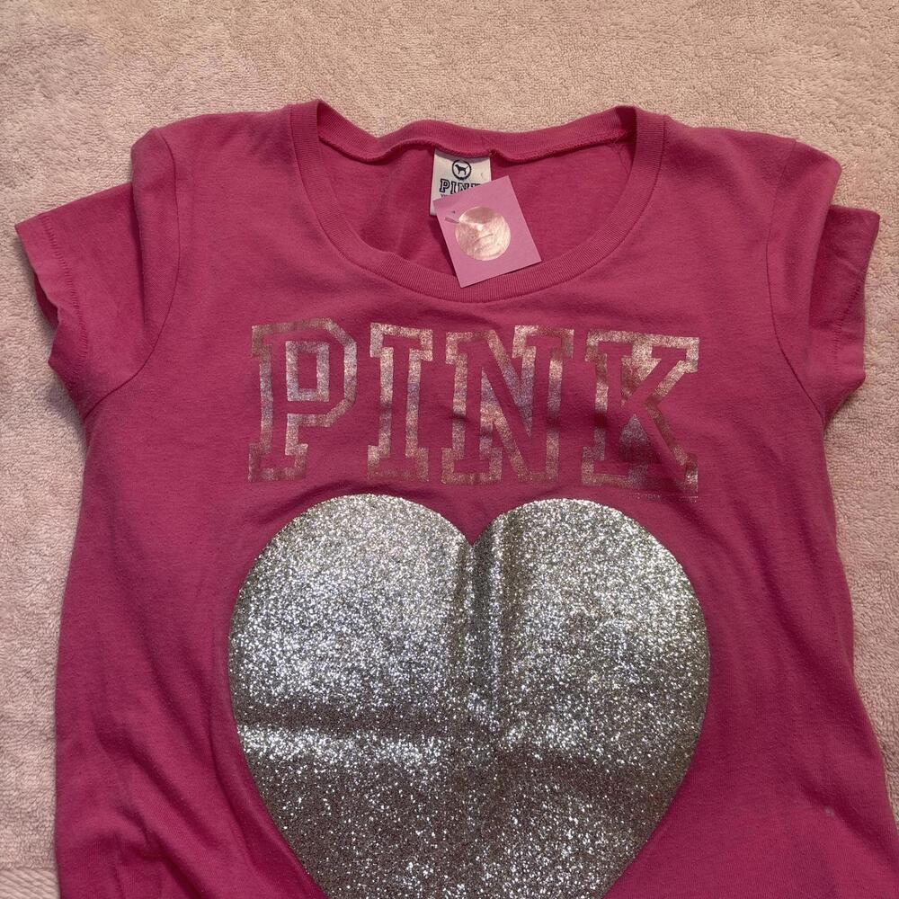 y2k PINK victoria's secret baby tee - Picture 3 of 5